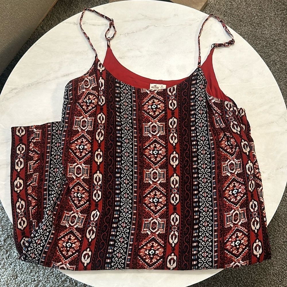 Holster printed sundress with adjustable straps, Size XS